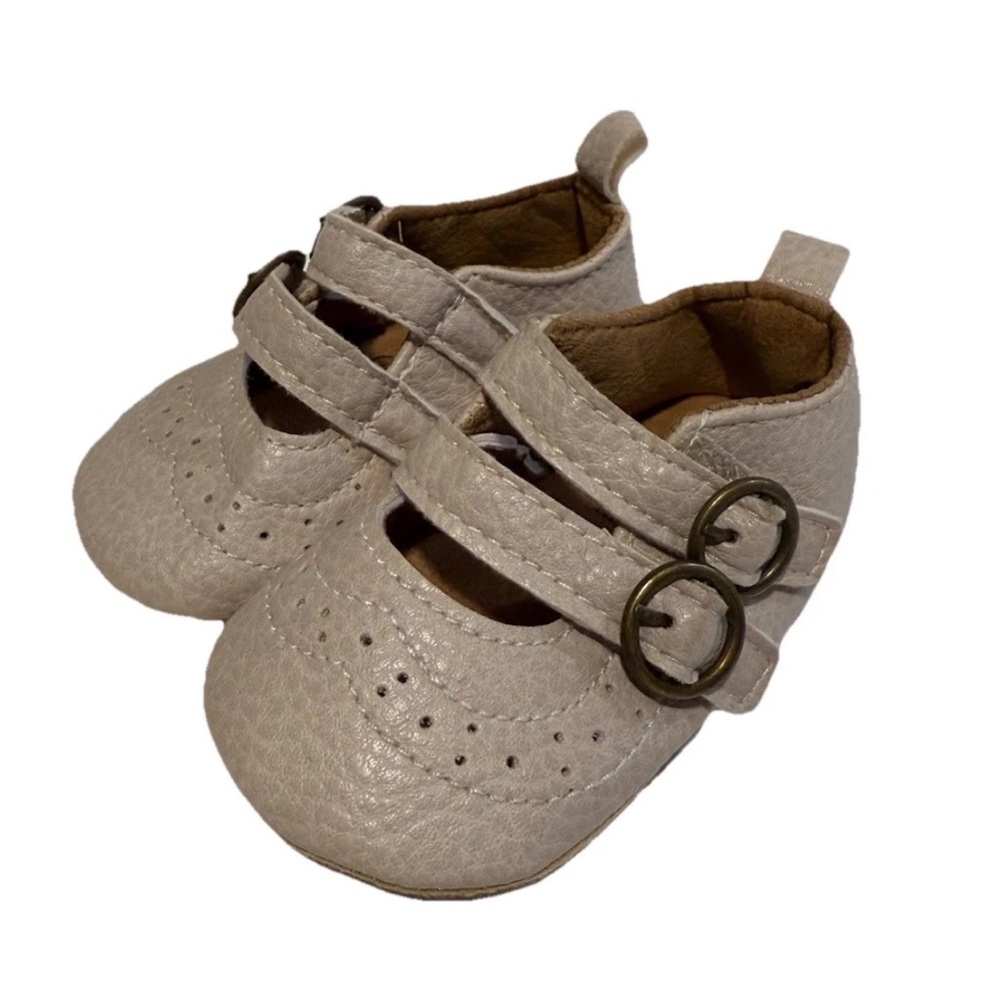 Baby Girl Mary Jane Flats Lace bow Non-Slip Soft Sole Shoes - 4C MYGGPP